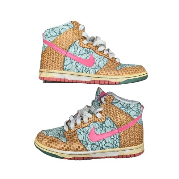 RARE 2007 Nike Dunk High Premium 'Nori Desert Bloom'' Size 6 - Picture 3 of 9